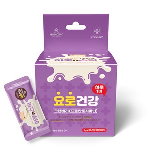 하루n스틱 고양이 영양제 4g x 30p, 크랜베리, 120g, 1개