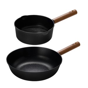 바겐슈타이거 인덕션 더 바움 티타늄 IH 궁중 팬 28cm + 멀티팬 20cm 세트, 혼합색상