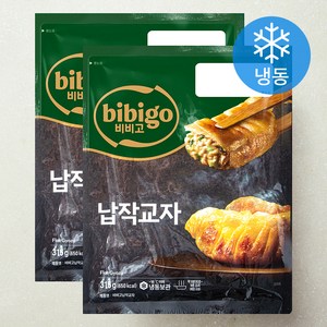 비비고 납작교자 (냉동), 315g, 2개