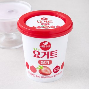 서울우유 요거트 딸기, 380g, 1개