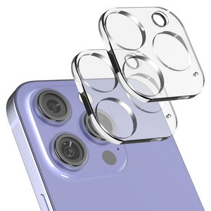 모란카노 휴대폰 카메라 렌즈 강화유리필름 2매, 1세트