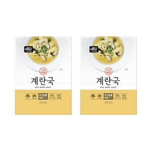 이델리 동림푸드 간편집밥 계란국 5p, 50g, 2개