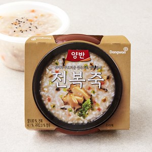 양반 듬뿍 전복죽, 287.5g, 1개