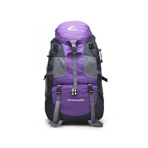 스포츠 여행 백팩 50L, 퍼플