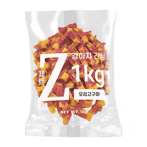 제트 강아지 대용량 수제간식 1kg, 오리 + 고구마 혼합맛, 1개