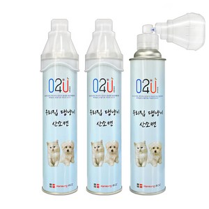 오투포유 반려동물 산소캔, 816ml, 3개