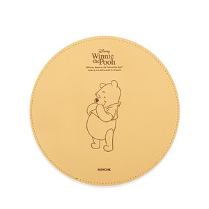 로이체 디즈니 원형 마우스패드 곰돌이 푸, DSNY-RPP-L-PH, 1개