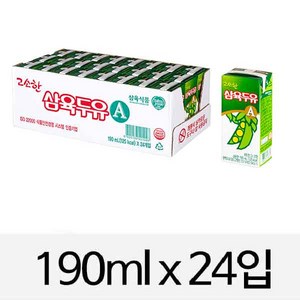 삼육두유 고소한 맛 A, 190ml, 24개