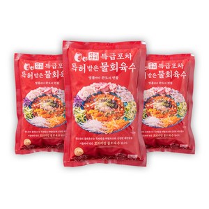 완도산회 특급포차 특허받은 물회육수, 400g, 4개