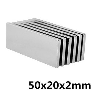 사각자석 50x20x2mm 네오디움 자석, 사각자석 50x20x2mm(1개), 1개