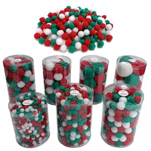 크리스마스 연말연시 폼폼이 솜방울 캣볼, 40mm