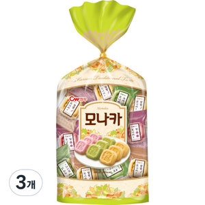 청우식품 모나카, 400g, 3개