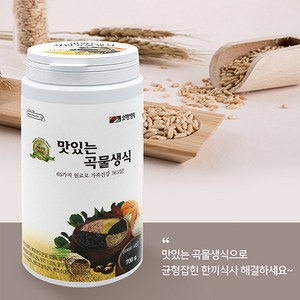 엑스비 오행생식 맛있는 곡물생식 단품, 1개, 700g
