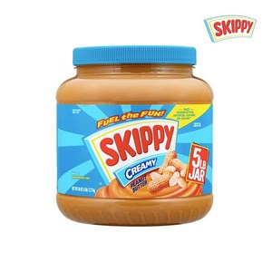 스키피 크리미 피넛 버터 땅콩잼 대용량 2.27kg / SKIPPY Creamy Peanut Butter 5 Pound, 1개