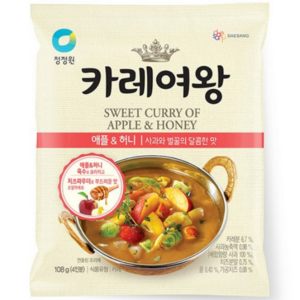 카레여왕 애플 앤 허니, 108g, 1개