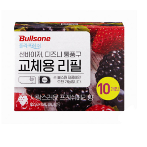 불스원 폴라프레쉬 선바이저 디즈니 차량용 방향제 리필 4ml x 10P, 프레쉬베리향, 1개