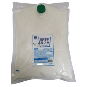 [얌얌마켓] 푸르밀 플레인요거트 5kg 대용량 (아이스박스 포함), 1개
