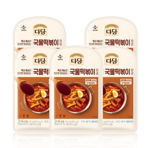 다담 국물떡볶이양념 145G, 5개