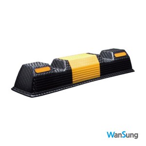 완성 2번 SD카스토퍼 PP 주차블럭 (볼트포함), 콘크리트용(볼트2개포함), 1개