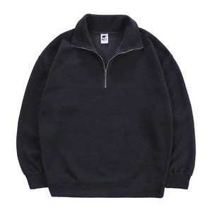 솔리드 반집업 와플 니트 빅사이즈