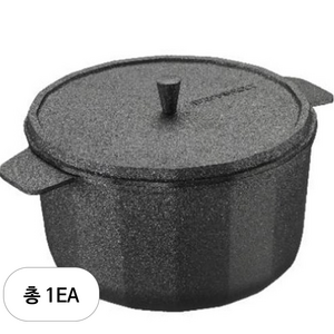 스켑슐트 노테 꼬꼬떼 무쇠 냄비, 22cm, 블랙, 1개