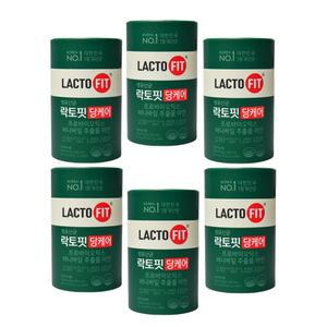 NEW종근당 락토핏 당케어 생유산균 홈쇼핑 유산균 최신, 6개, 60정
