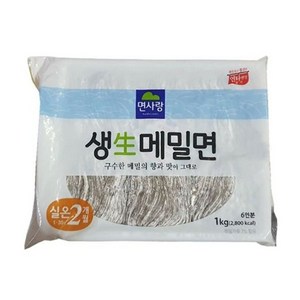 면사랑 생 메밀면, 1kg, 2개