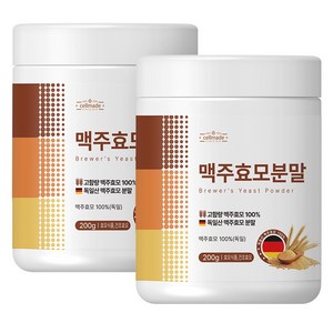 독일맥주효모 분말 가루 100% 프리미엄 독일산 맥주효모분말, 2개, 200g