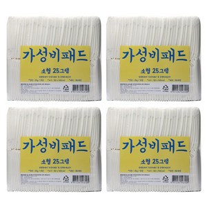 가성비패드 (50 x 40cm) 25g 소형 80매 x 4팩, 80개입