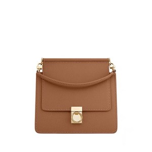 폴린Polene SS23 여성 리치 무늬 소가죽 크로스 숄더 휴대용 mini 가는 체인 작은 네모난 가방