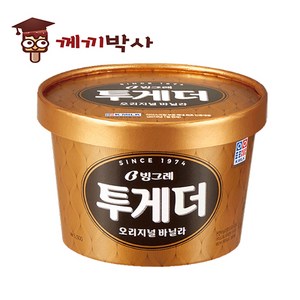 빙그레 투게더 바닐라 홈 한박스 아이스크림, 900ml, 6개