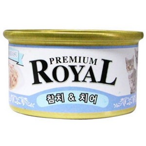 펫스토리 프리미엄 로얄 전연령 고양이캔, 참치 + 치어, 85g, 12개