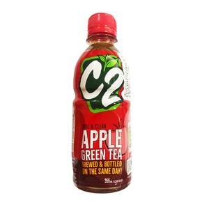 C2 Apple Green Tea 애플 그린티, 1개, 355ml, 1개