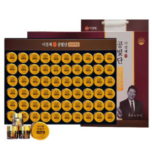 이경제원장 황제 공녹단 공빛환 홍삼 녹용 침향 60환 240g+쇼핑백 설 명절 부모님 선물세트 1개, 1세트