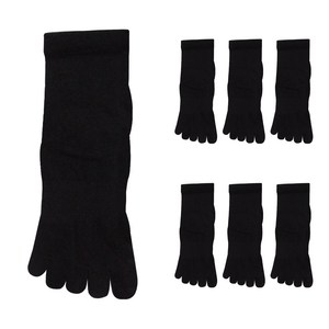 시너싹스 여성용 베이직 무지 발가락 단목 양말 7켤레