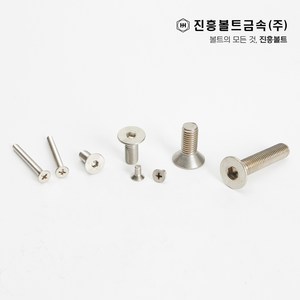 스텐 접시머리 볼트 사라 볼트 렌치/십자(6mm ~ 60mm) M3 M4 M5 M6 M8 M10 M12, 2.십자, 10mm, 1개