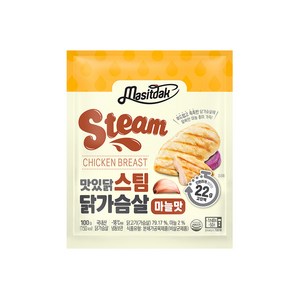 [랭킹닭컴] 맛있닭 NEW 스팀 닭가슴살 마늘맛, 100g, 10개