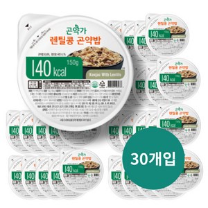 곤약가 렌틸콩 곤약밥, 150g, 30개