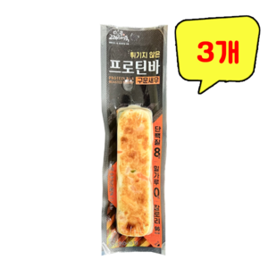 고래사어묵 프로틴바 구운새우, 3개, 80g