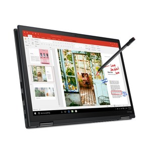 레노버 2021 ThinkPad X13 Yoga GEN2, Black, 코어i7 11세대, 256GB, 16GB, WIN10 Po, 20W8000YKR