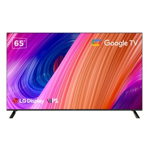 큐빅스 IPS 패널 QLED 4K UHD 스마트 TV 165CM(65인치) 구글 안드로이드 넷플릭스 유튜브 블루투스 WIFI, 65인치, JSQ6HDR-DN6, 스탠드형, 방문설치