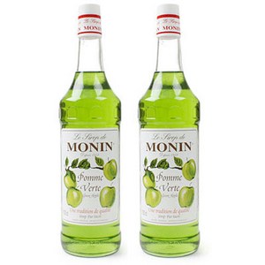 모닌 그린애플시럽 1000ml 2개세트, 1L, 2개