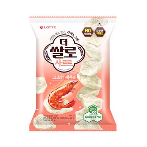 롯데웰푸드 더쌀로 사르르 고소한새우맛, 6개, 50g