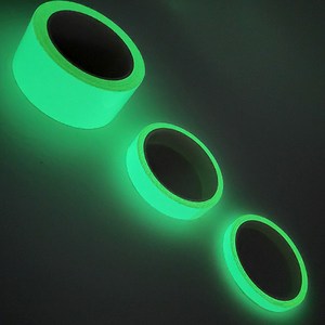 형광 축광 야광 테이프 야간 안전 스티커 1cm x 5m, 2cm x 5m, 1개
