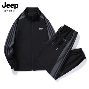 JEEP spirit 트레이닝복 수트 (2024 New)/운동복 상하세트/바람막이/남성츄리닝/여성츄리닝