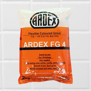 [시트라인] 아덱스 ARDEX FG4 (2kg) 고탄성 방수 줄눈 시멘트 타일줄눈제 아덱스메지, 화이트, 1개