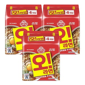 오뚜기 오라면 멀티 125g, 12개