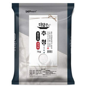 더담은 2024년산 햅쌀 경기미 추청 아끼바레 쌀, 특등급, 1kg, 1개