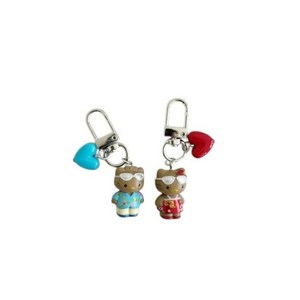 키티 태닝 미니 키링 하와이 여자키링