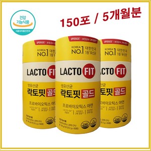 락토핏 생 유산균 골드, 100g, 3개